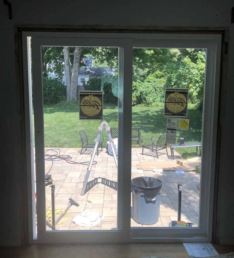 Pella patio door Installation